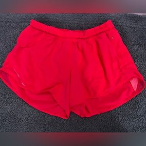 Lululemon- Hotty Hot Short- 4 inch- Hot Pink